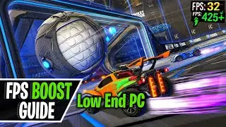 Rocket League FPS Boost for Low End PCs! NO FPS Drops, Lag Fix and Stutter Fix 2024