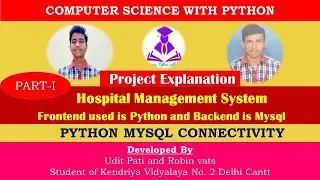 Python Project |Computer Science project | Class XII | Python Interface with mysql | PyCharm |Part-1