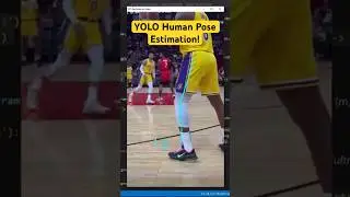 YOLO Human Pose Estimation with LeBron James 