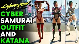 Cyberpunk 2077 - Cyber Samurai Outfit and Katana! (Cyberpunk 2077 Mods)