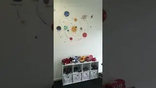 Kids Room, Planets wall from Shien.