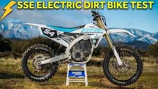 Electric Yamaha Dirt Bike?! SSE Electric Test