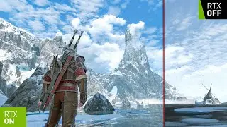 The Witcher 3 ULTIMATE Ray Tracing ON/OFF Comparison - DLSS 3 Reshade 2023