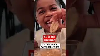 DRY VS WET FOOD CHALLENGE | LAIYAFACE