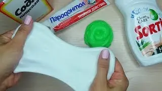 4 Лизуна без клея Слайм из шампуня зубной пасты Как сделать?