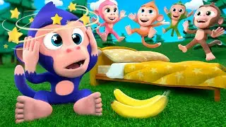 Five Little Monkeys 🐵 ! | olaalaa Nursery Rhymes & Baby Songs