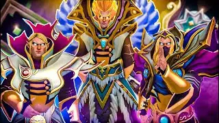 Как играется задроту Инвокера на 3 разных рангах?/Invoker Dota2