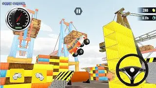 Race Off 3 Car Stunt Games - SEAPORT MAP - 4x4 Monster Truck Stunts Driver / Android GamePlay #2
