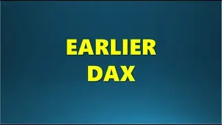 EARLIER DAX in Power bi #analytics #powerbi #dax #powerquery
