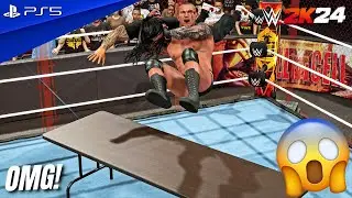 WWE 2K24 - Roman Reigns vs. Randy Orton - Hell in a Cell Match | PS5™ [4K60]