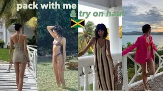 PACK WITH ME FOR A HOLIDAY TO JAMAICA & TRY ON HAUL | Morgan Fernandez