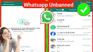 How To Fix this account is not allowed to use WhatsApp Due to Spam (2024 Update) ||