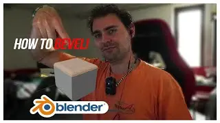 HOW TO BEVEL an edge in Blender 4.1