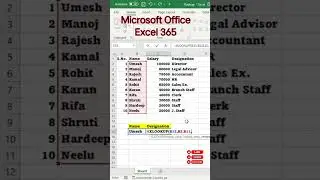 Xlookup in Excel 365