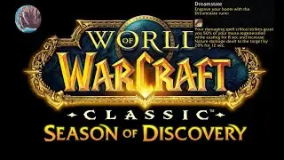 How to get the new Dreamstate Druid Rune in Season of Discovery Phase 2 SoD P2 WoW Classic