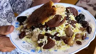 Азербайджанский плов «ДОШЕМЕ» с курицей, каштанами и СУХОФРУКТАМИ / Azerbaijani pilau "DOSHEME"