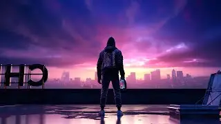 Deep Chill Music: Standing on a Roof Cityscape