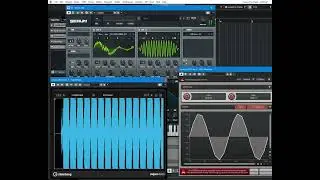 Melda's MOscilloscope vs Steinberg's Super Vision - Oscilloscope mode