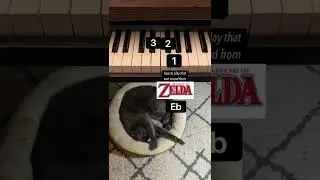 how to play the 'secret' sound from zelda on piano