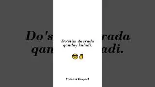 Do'stim davrada ❤️😇 #shorts #ytshorts #tiktok #1m