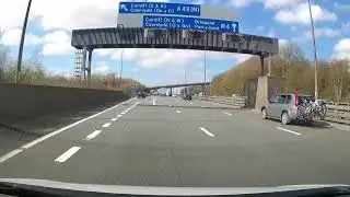 Dash Cam Journey from Central Newport to Arthur Llewellyn Jenkins, Llantrisant