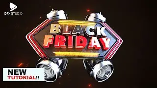 Black Friday. New tutorial  Cinema 4D,Octane