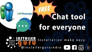 Lan messenger free chat tool for local user (Hindi)  #chat #massage