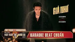 [ KARAOKE ]  GIÁ NHƯ - SOOBIN |  Anh Trai Vượt Ngàn Chông Gai 2024