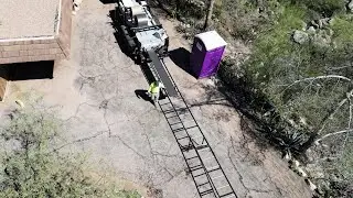 Printing A Roof In Someone's Front Yard!