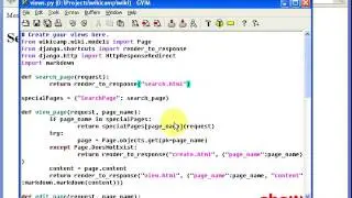 Learn Django: Extending the wiki with wikiwords and search (2/3)