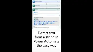 Extract Text from a String in Power Automate the Easy Way | Power Platform Shorts