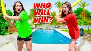 Older vs Younger Sisters EXTREME POOL CHALLENGES!