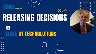 How to Release Decisions in Slate by Technolutions - Counselor Slate CRM Training (module 6)