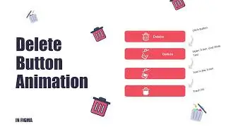 how to create Delete button animation in 