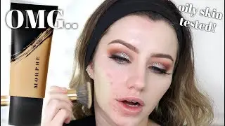 MORPHE FLUIDITY FULL COVERAGE FOUNDATION REVIEW! Oily Skin | Jazzi Filipek
