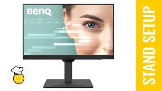 BenQ GW2490T Computer Monitor Stand Setup