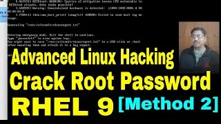 Forgot Your RHEL 9 Root Password Reset it in Minutes!