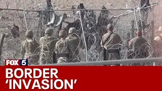 Migrants break down U.S. border | FOX 5 News