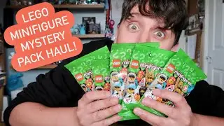 Lego minifigure mystery pack haul | Fingers crossed for the centaur woman thing!