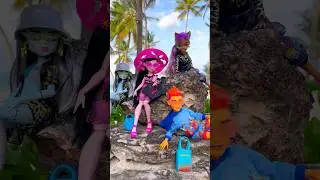 Горячая Дракулаура #monsterhigh Scare adise island 🌴