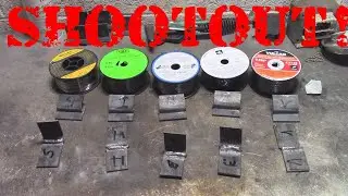Flux Core Welding Wire Shootout! Blue Demon, Eagle Arc, INE, Simder and Vulcan. Which is best?