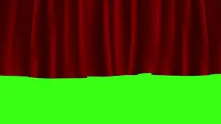 Curtain | Stage Screen Open & Closing Green Screen | 4k