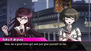 A very confident Toko chats up Komaru