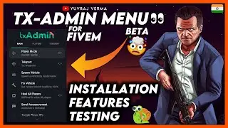 txAdmin Menu (BETA) | STANDALONE | Installation, Features and Testing | Best FiveM Admin Menu