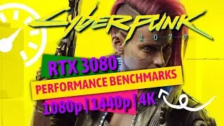 Cyberpunk 2077 RTX 3080 Benchmarks at | 1080p | 1440p | 4K | [ASUS ROG STRIX RTX 3080]