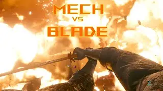 Blade vs Arasaka Mech Team - Cyberpunk 2077 (max difficulty, no HUD)