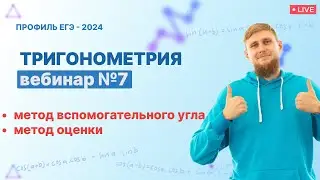 Метод вспомогательного угла, метод оценки - ИМБА на ЕГЭ по математике 2024 | СВ