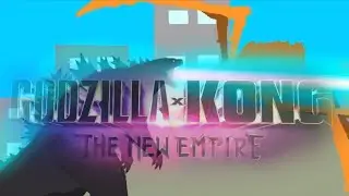 Godzilla x Kong: the new empire - Godzilla vs Scylla (stick animation) remake but fixed