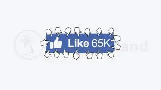 Facebook like button animation with cursor | After Effects Project Template