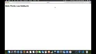 simple hello world website with flask using one file